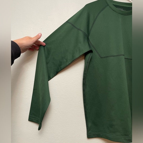 REI Long Sleeve Base Layer, Green Sz L - Picture 3 of 5